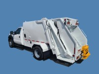 2013 Ford F550 with New Way Diamondback 6 Yard Rear Loader