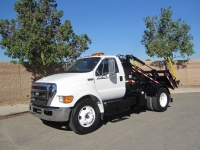 2008 Ford F650 with Galbreath Container Delivery Unit (CDU) Truck