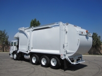 2009 Autocar Xpeditor with Wittke Superduty 44 Yard Front Loader Refuse Truck