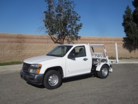 2008 GMC Canyon with Gaskin Container Delivery Unit (CDU) Refuse Truck