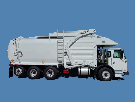 2016 Autocar ACX Xpeditor with Amrep HX450FL 40yd Front Loader Refuse Truck