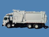 2019 Peterbilt 520 with Heil Half/Pack 40yd Front Loader Refuse Truck