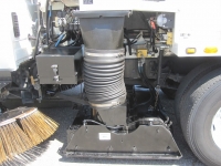 2009 Tymco 600 BAH Regenerative Air Street Sweeper on International 4200 DuraStar