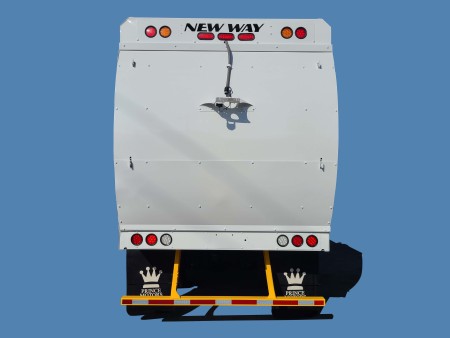 2018 Peterbilt 520 with New Way Mammoth 40yd CNG Front Loader Refuse Truck