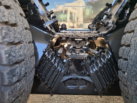 2018 Peterbilt 520 with New Way Mammoth 40yd CNG Front Loader Refuse Truck