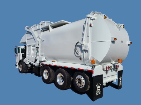 2016 Autocar ACX Xpeditor with Amrep HX450FL 40yd Front Loader Refuse Truck