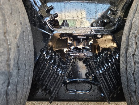 2016 Autocar ACX Xpeditor with Amrep HX450FL 40yd Front Loader Refuse Truck